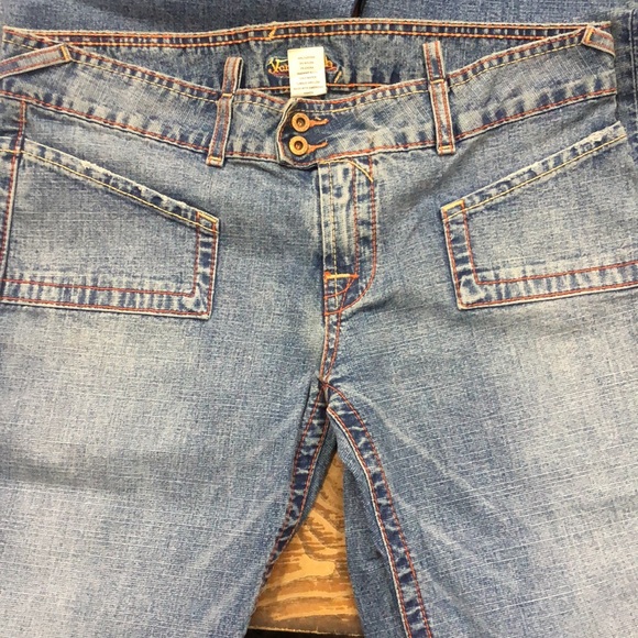 NWOT Von Dutch denim jeans Trouser pants runs like a 33 slight damage rare find - Picture 6 of 6